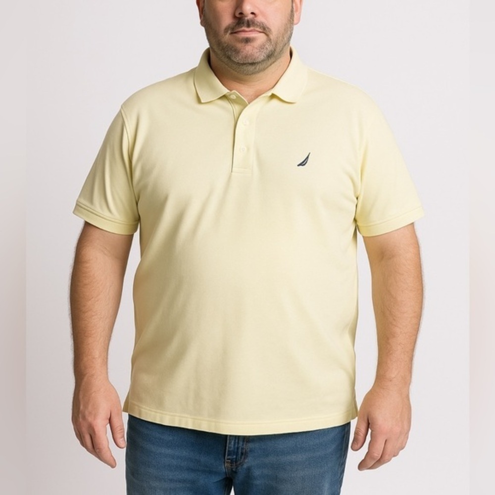 Nautica Light Green Classic Fit Polo